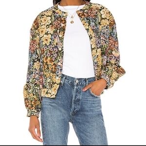 MAJORELLE multicolor jacket, front snap buttons